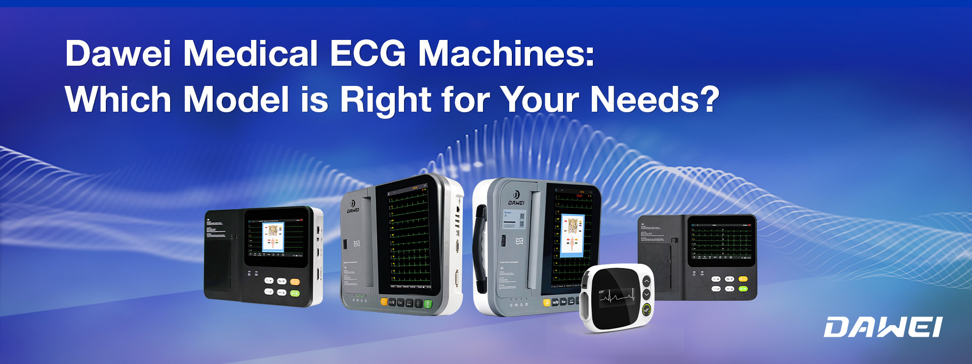 5 types de machines ECG Dawei Medical