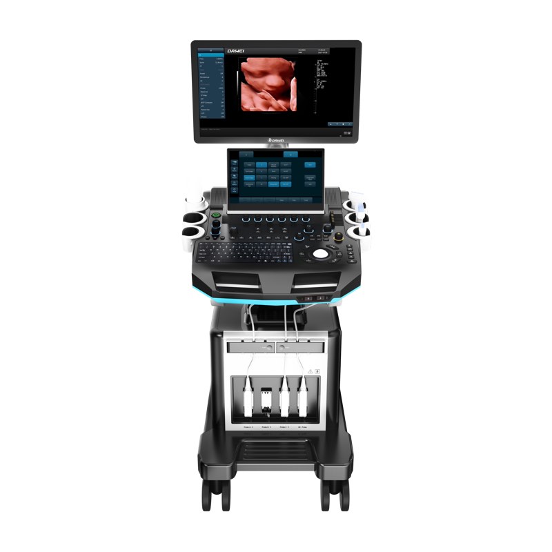 Machine à ultrasons à chariot 4D pour OB GYN