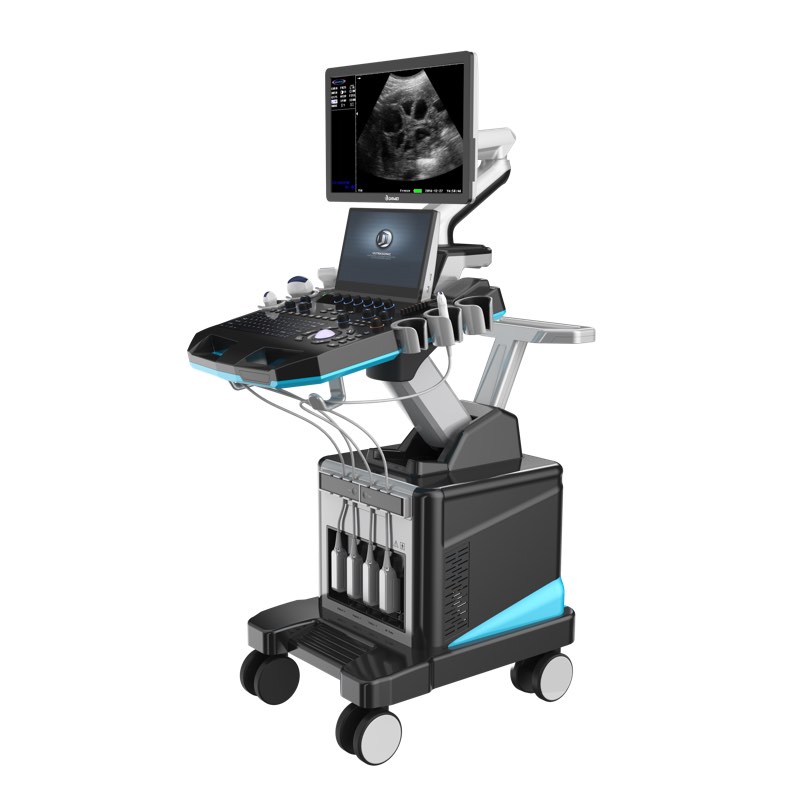 Machine à ultrasons à chariot 4D pour OB GYN